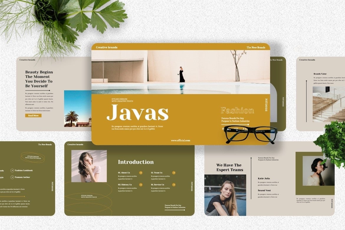 Javas - Fashion Creative Keynote Template