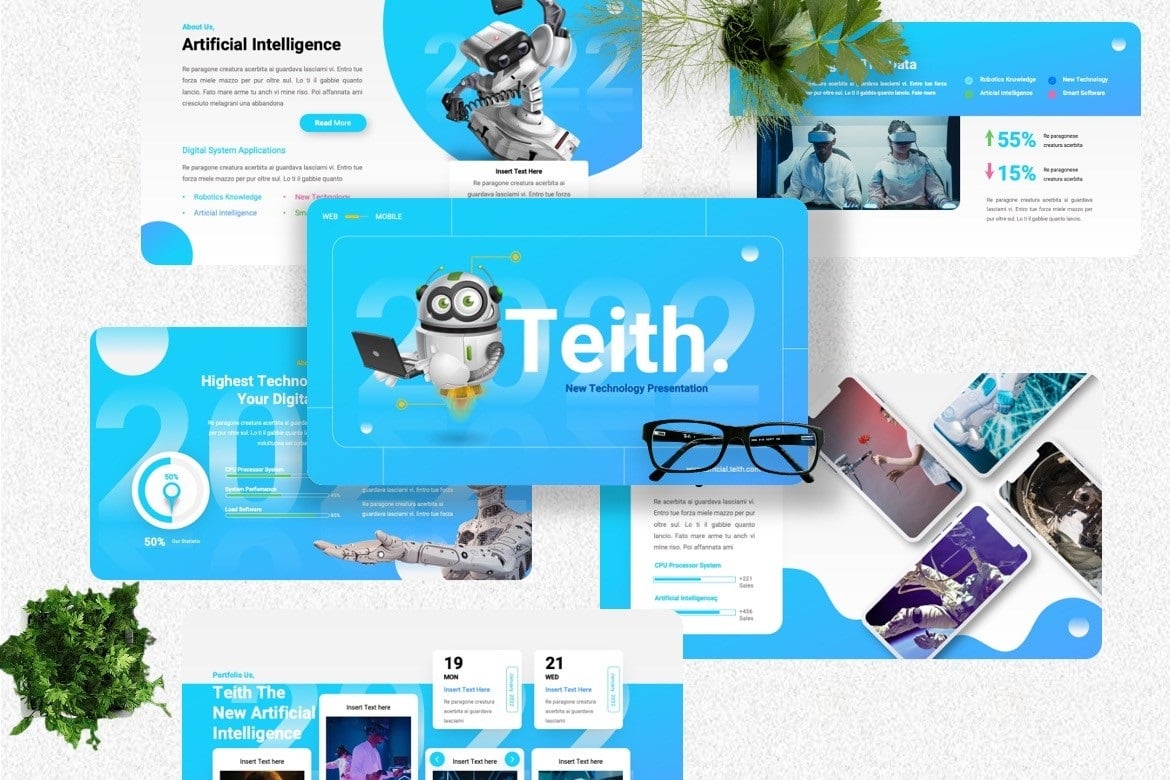 Teith - Technology Powerpoint Template