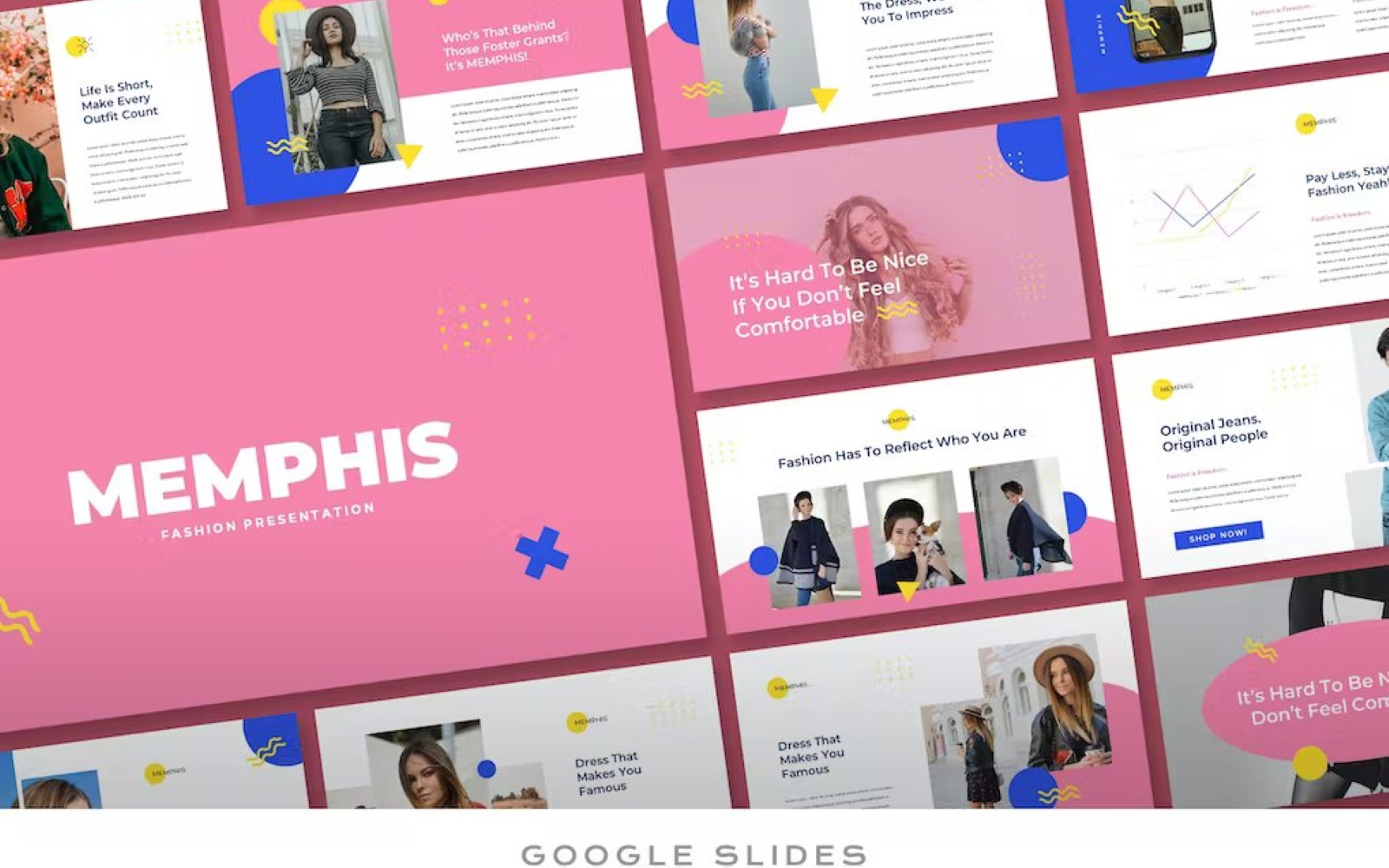 Memphis - Creative Google Slides Template