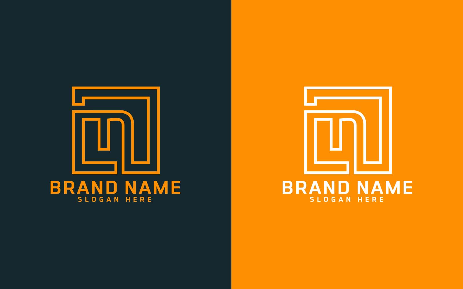 Brand N letter Logo Design Small Letter