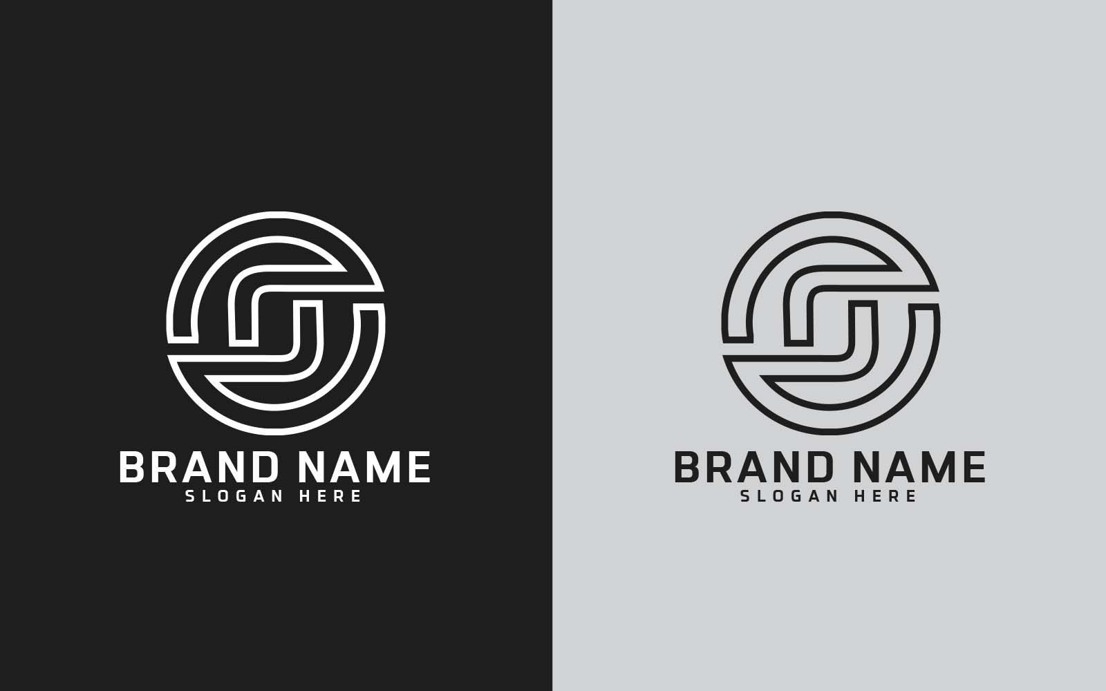 Brand O letter Circle Shape Logo Design