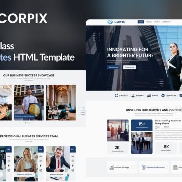 Business Consulting Responsive Website Templates 351040