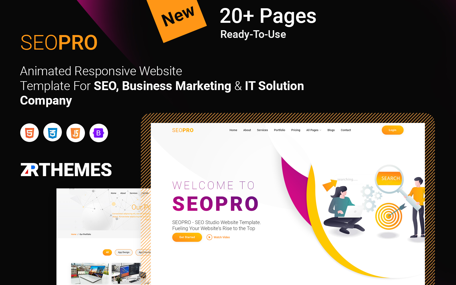 SPRO - SEO Services HTML Website Template