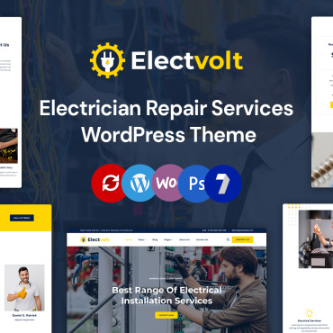 Electrical Electrician WordPress Themes 351045
