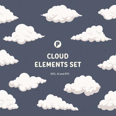 Fluffy Cloud Illustrations Templates 351123