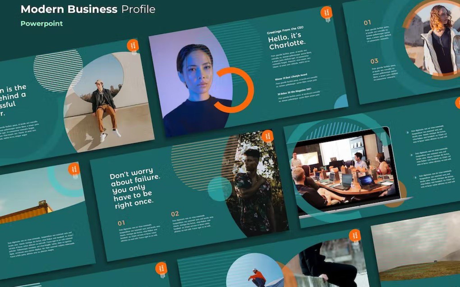 Modern Company Profile Powerpoint