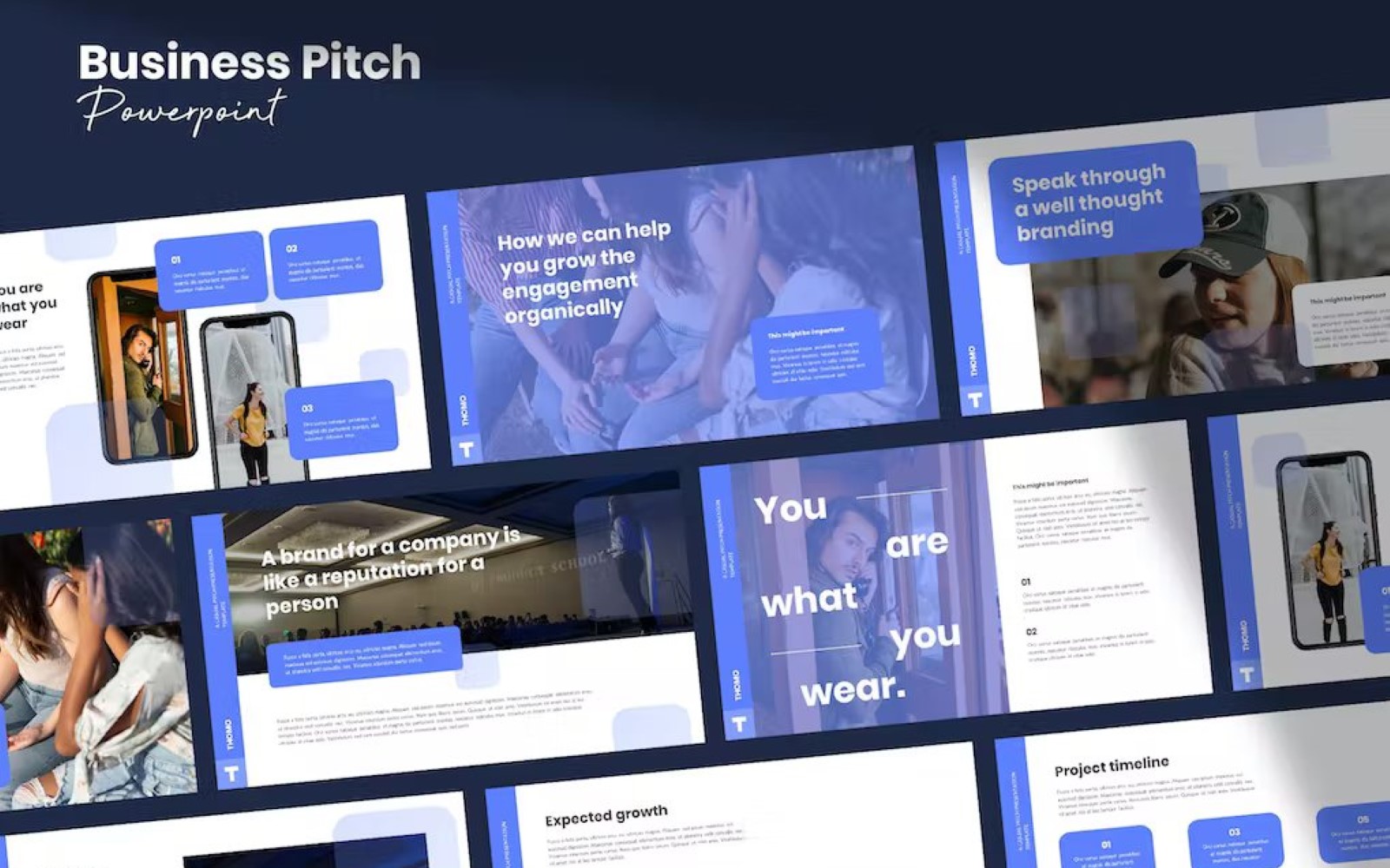 Modern Tech Pitch Template Powerpoint