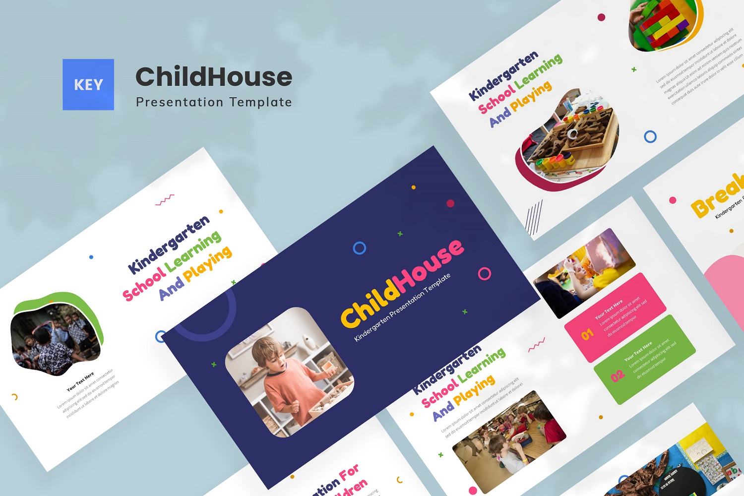 ChildHouse — Kindergarten Keynote Template