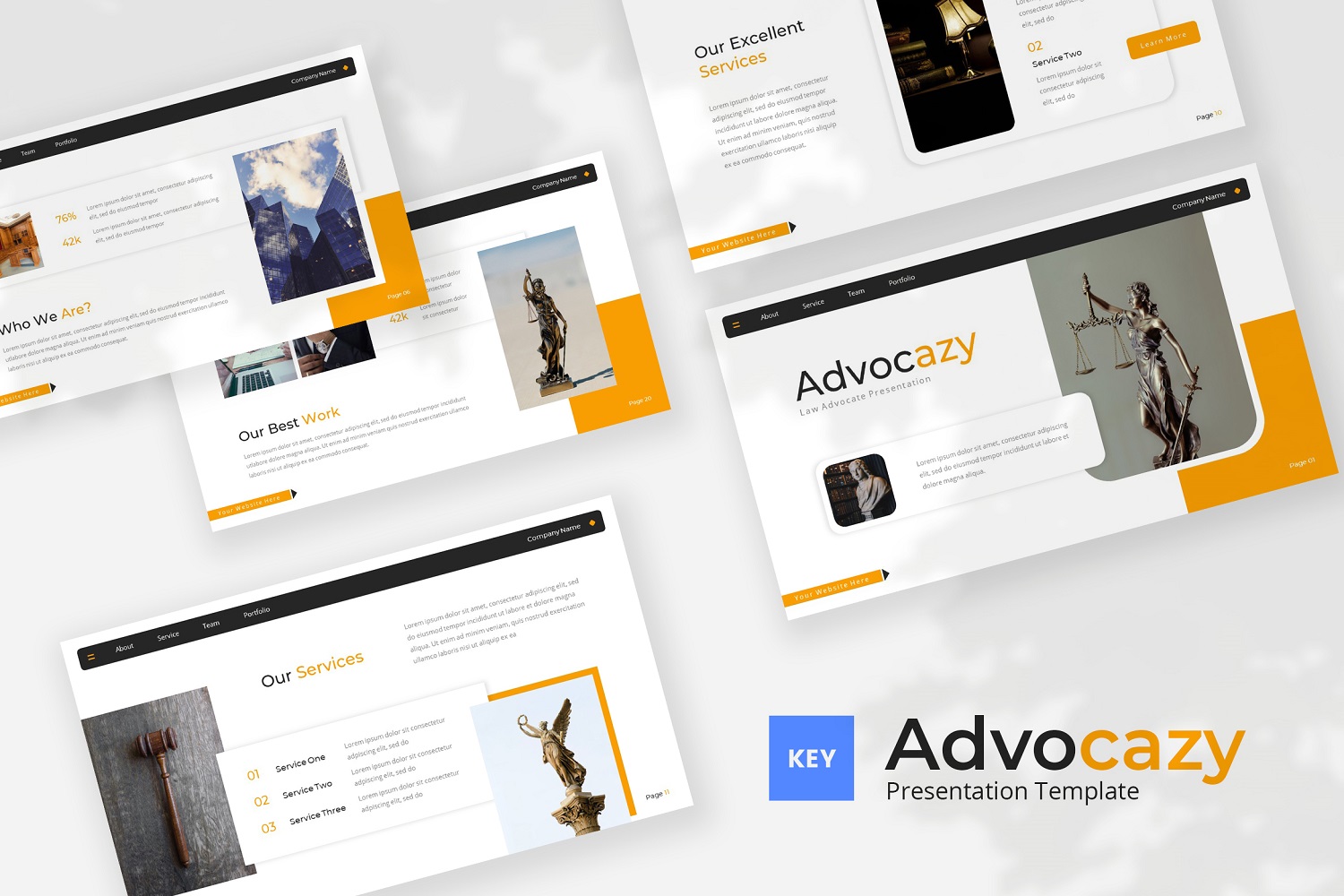 Advocazy — Law Advocate Keynote Template