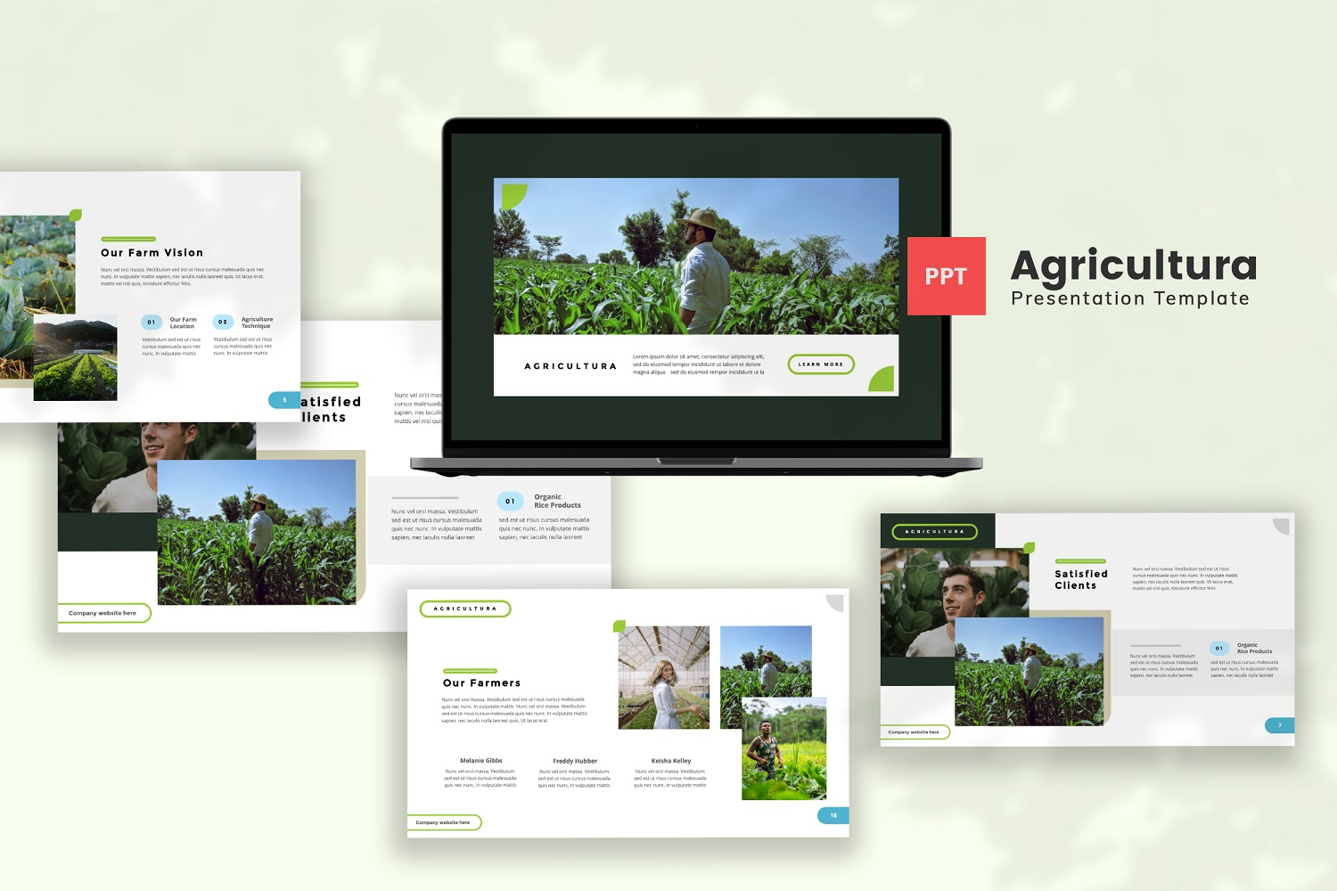 Agricultura — Agriculture Powerpoint Template