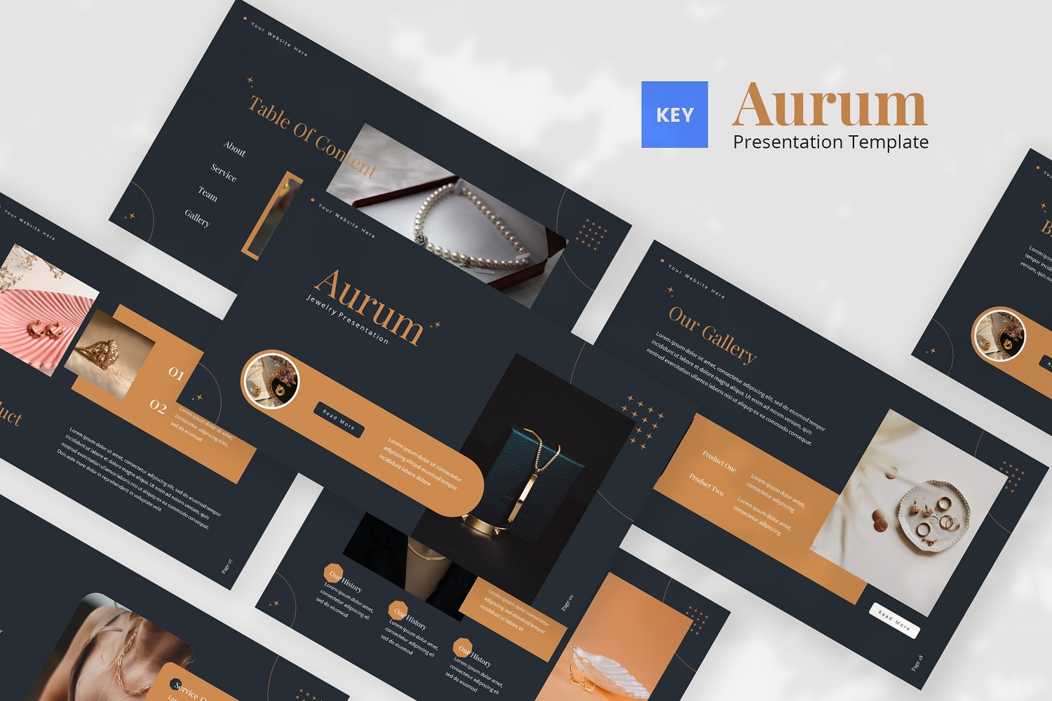 Aurum — Jewelry Band Keynote Template