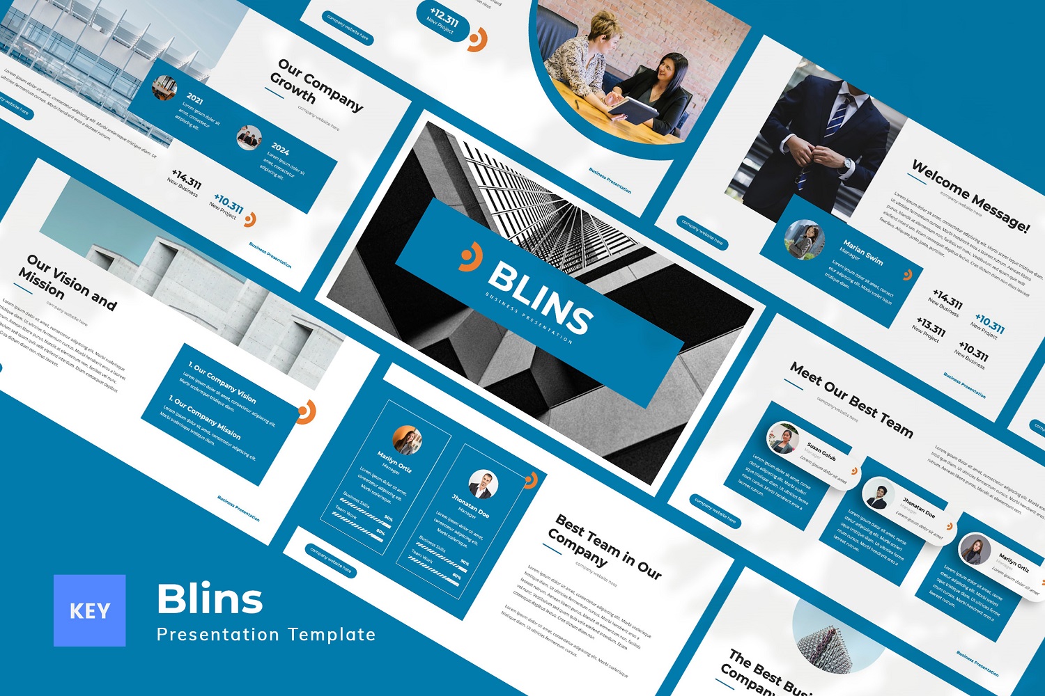 Blins — Business Keynote Template