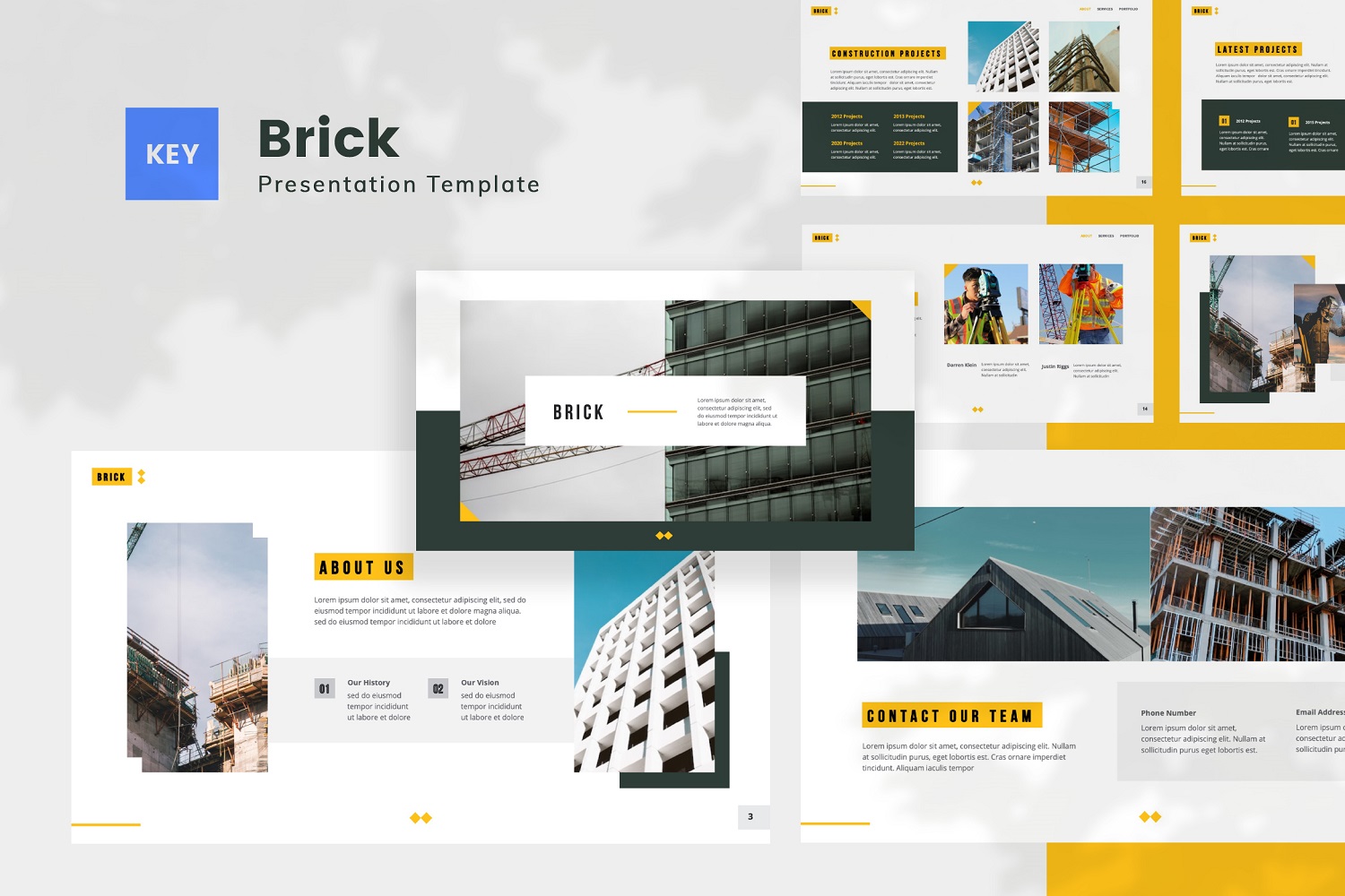 Brick — Construction Keynote Template