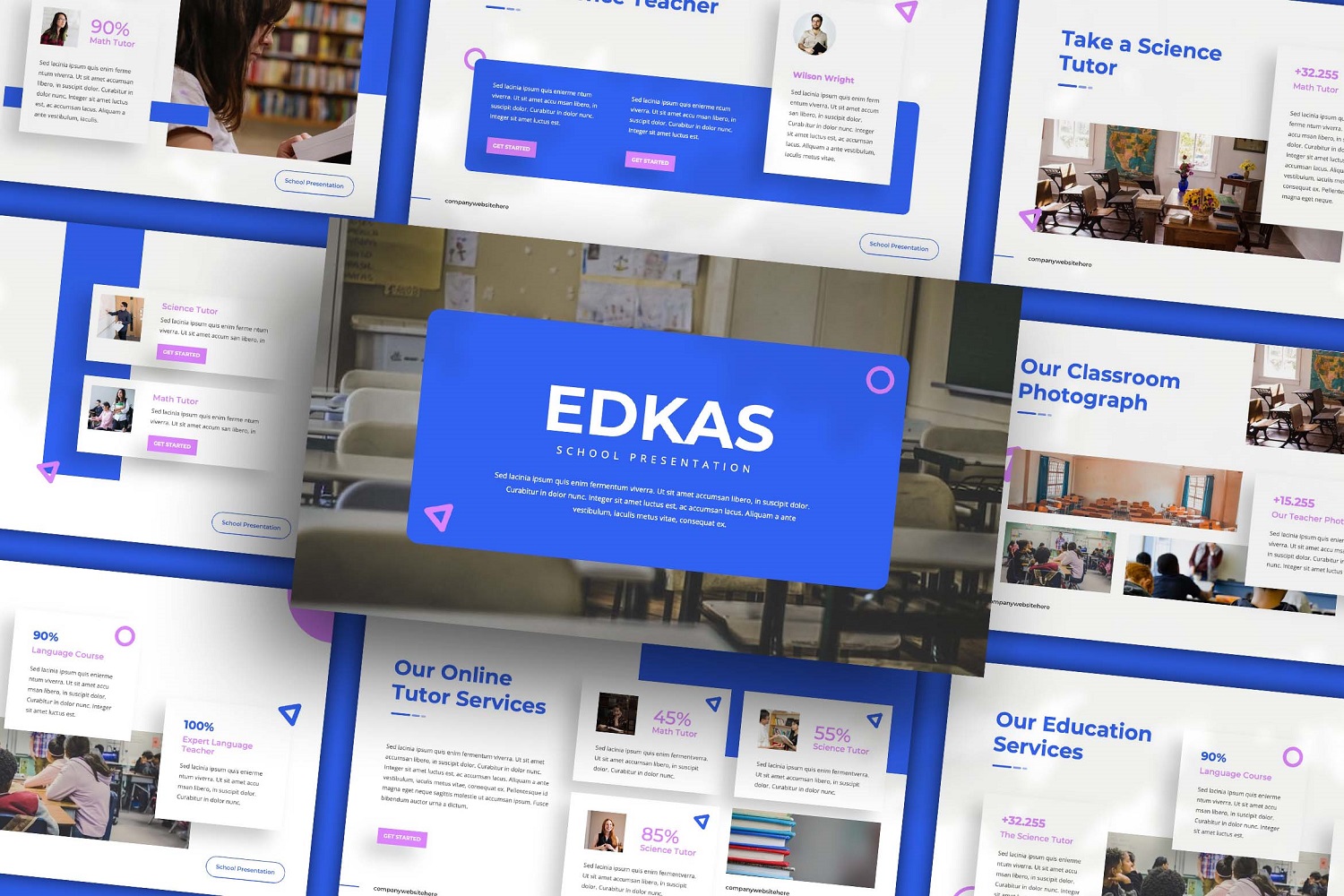 Edkas — School Google Slides Template