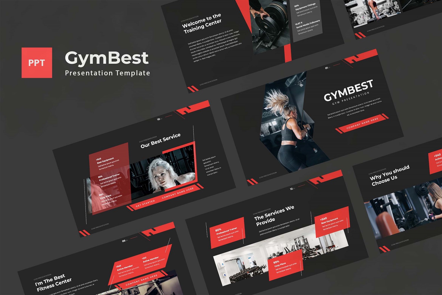 Gymbest — Gym Powerpoint Template