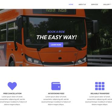 Service Bus Responsive Website Templates 351248