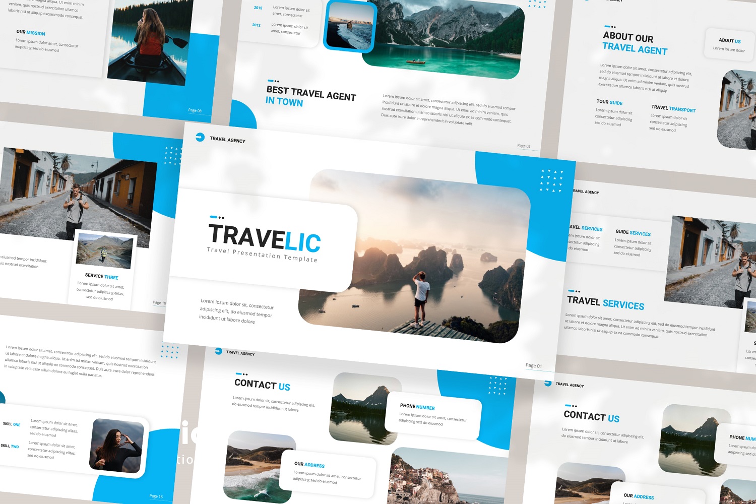 Travelic — Travel Powerpoint Template