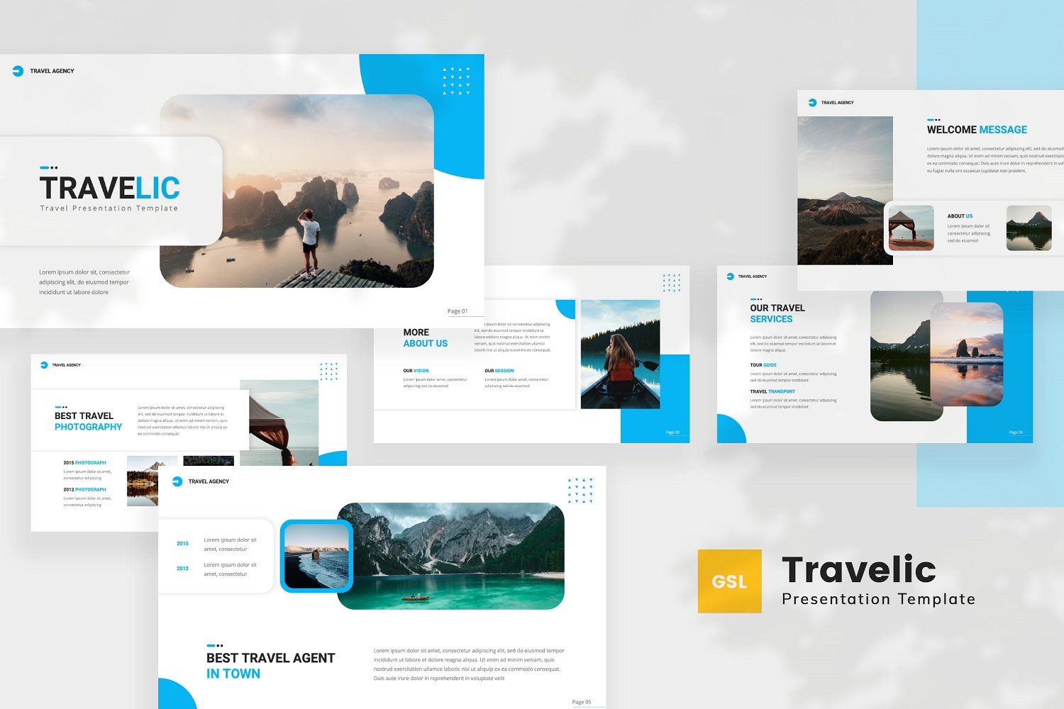 Travelic — Travel Google Slides Template