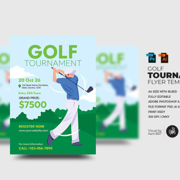 Advertisement Golf Corporate Identity 351435