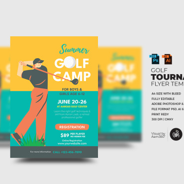 Advertisement Golf Corporate Identity 351438