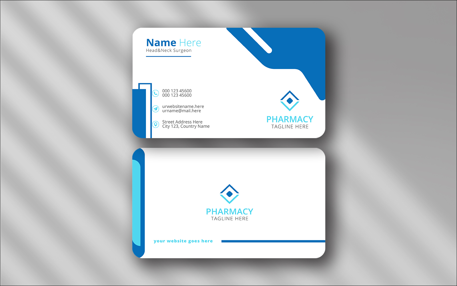 Professional business card  template design