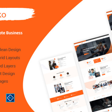 Business Clean PSD Templates 351445