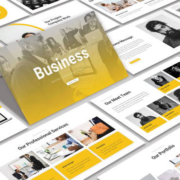 Business Clean Keynote Templates 351487