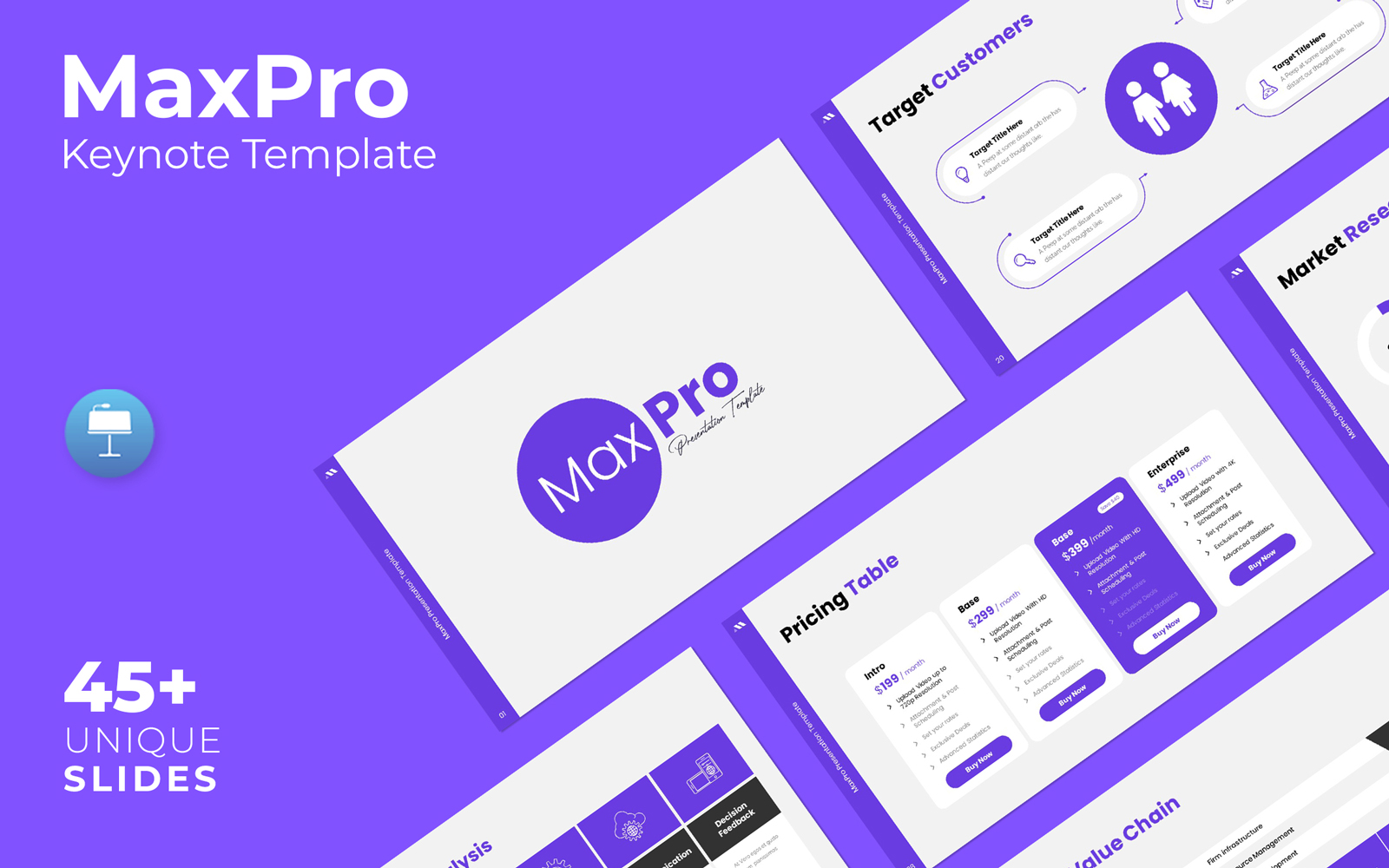 MaxPro - Keynote Presentation Template