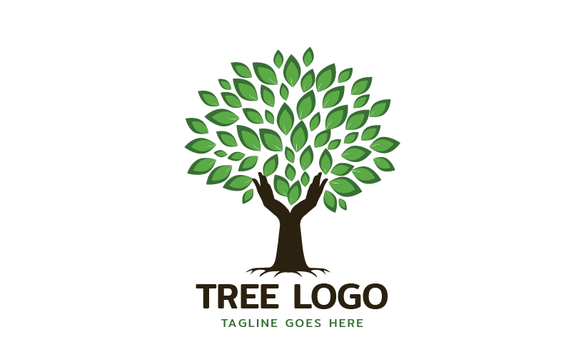 Attractive and Minimal Tree Logo Design Template