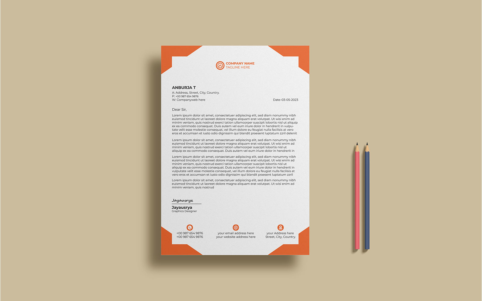 Colorful Business Letterhead Design_180