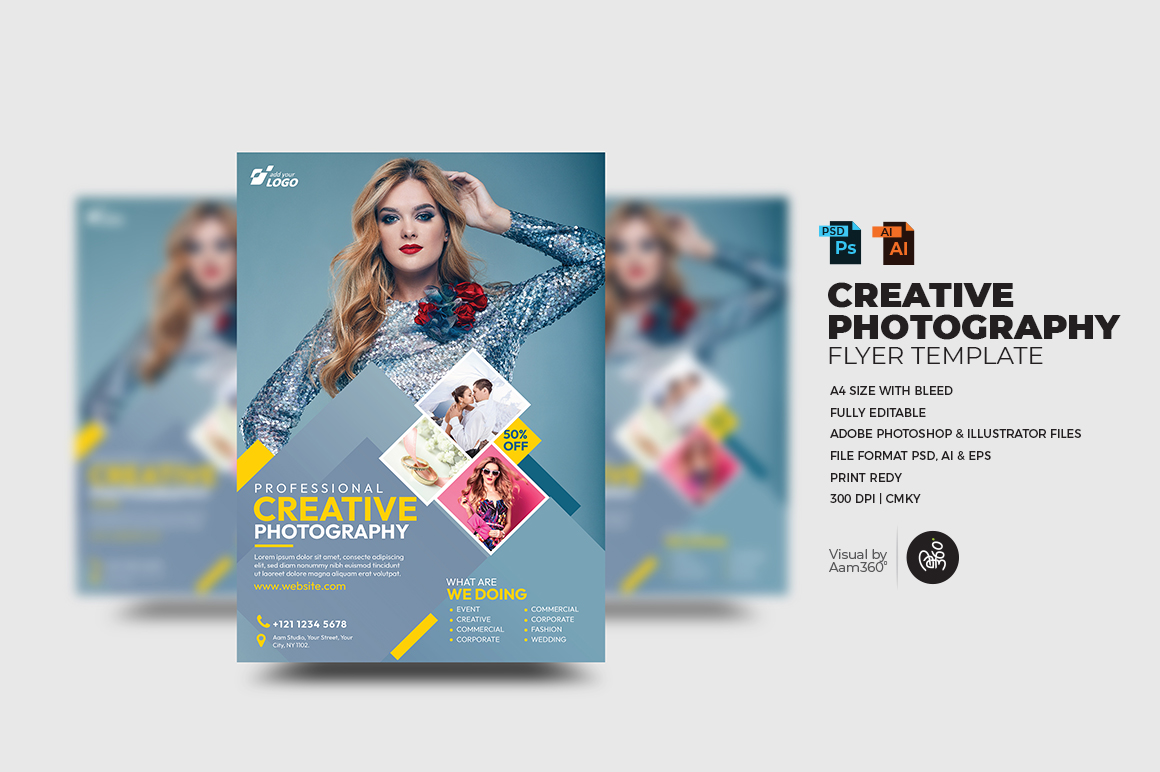 Creative Photography Flyer Template..