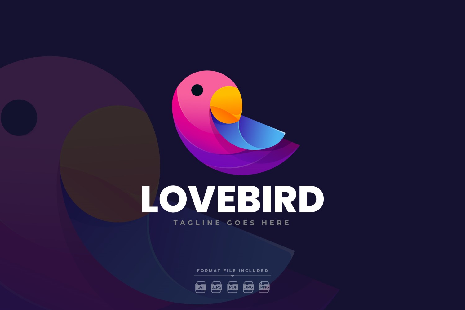 Lovebird Logo Template Design