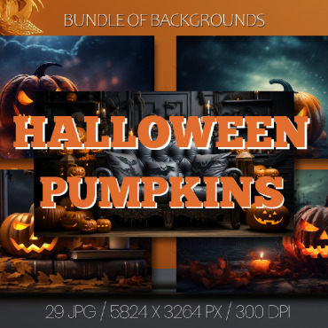 Halloween Pumpkin Illustrations Templates 351802