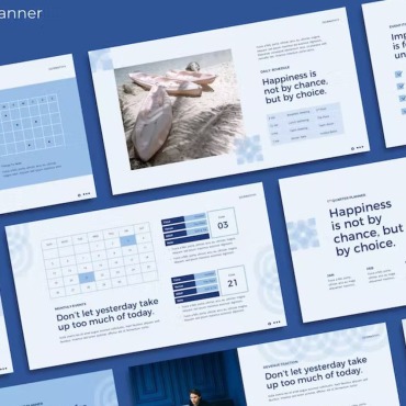 Planner Tables PowerPoint Templates 351854