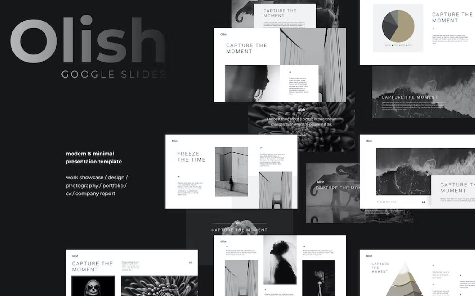 OLISH - Elegant & Minimal Google Slides