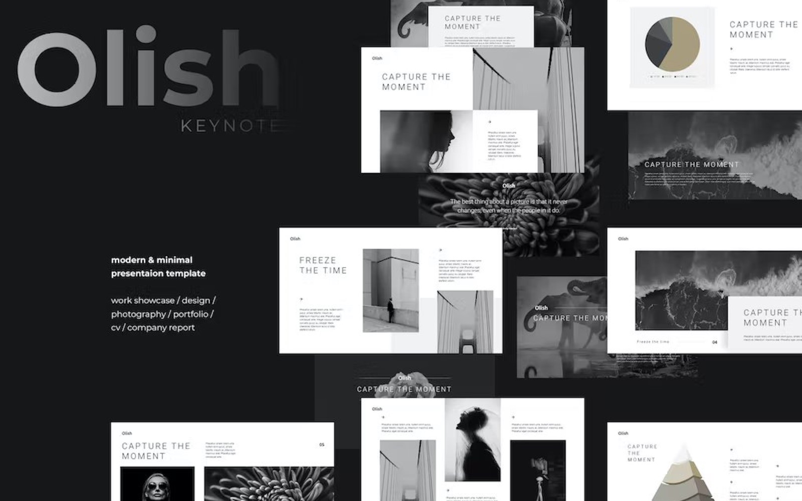 OLISH - Minimal & Elegant Keynote Template