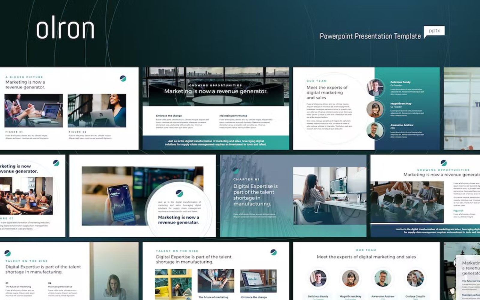 Olron - Multipurpose Powerpoint Template