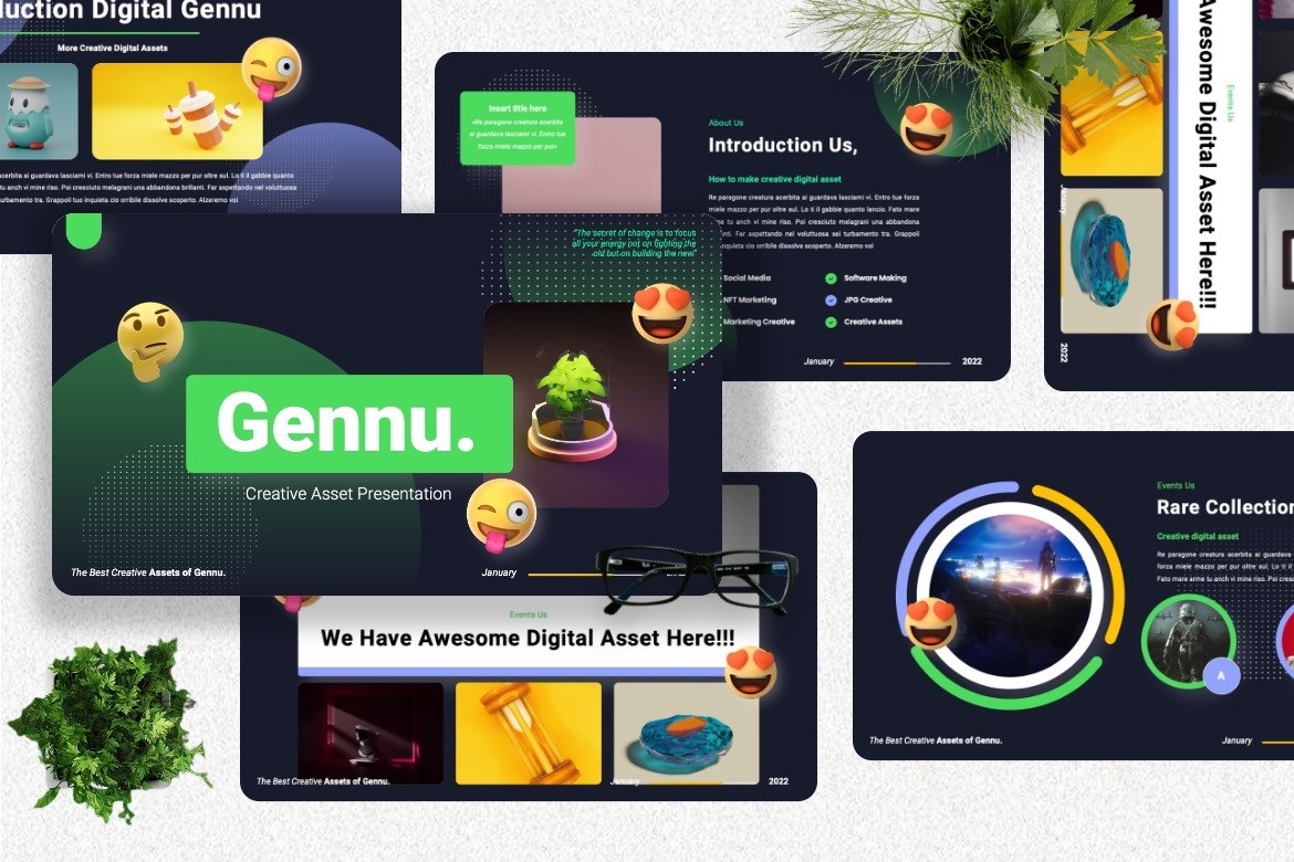 Gennu - Creative Digital Powerpoint Template