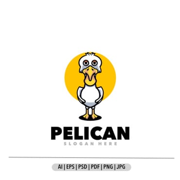 Pelican Mascot Logo Templates 351922