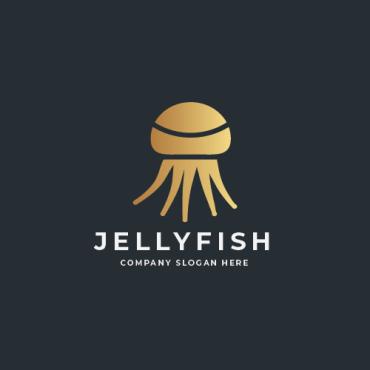 Jellyfish Logo Logo Templates 351972