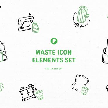 <a class=ContentLinkGreen href=/fr/kits_graphiques_templates_illustrations.html>Illustrations</a></font> icon waste 351995