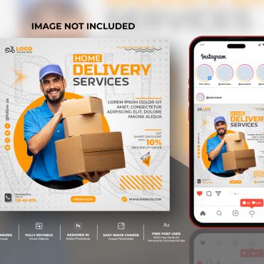 Template Courier Social Media 352346