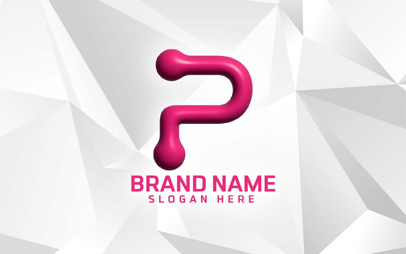 P Logo - 3D-476-P, Logo Templates | GraphicRiver