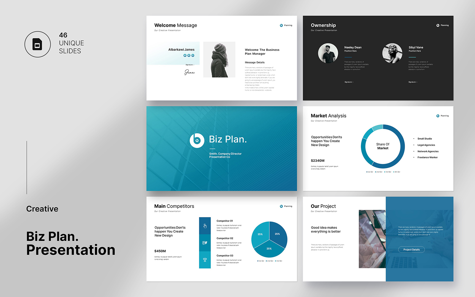 Business Plan Googleslide  Presentation