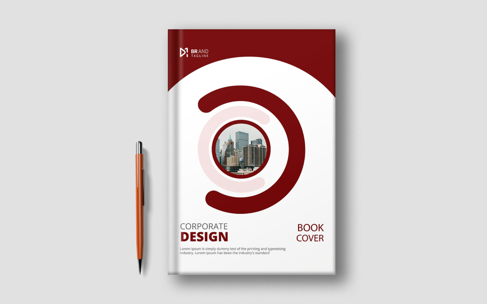Book cover design template