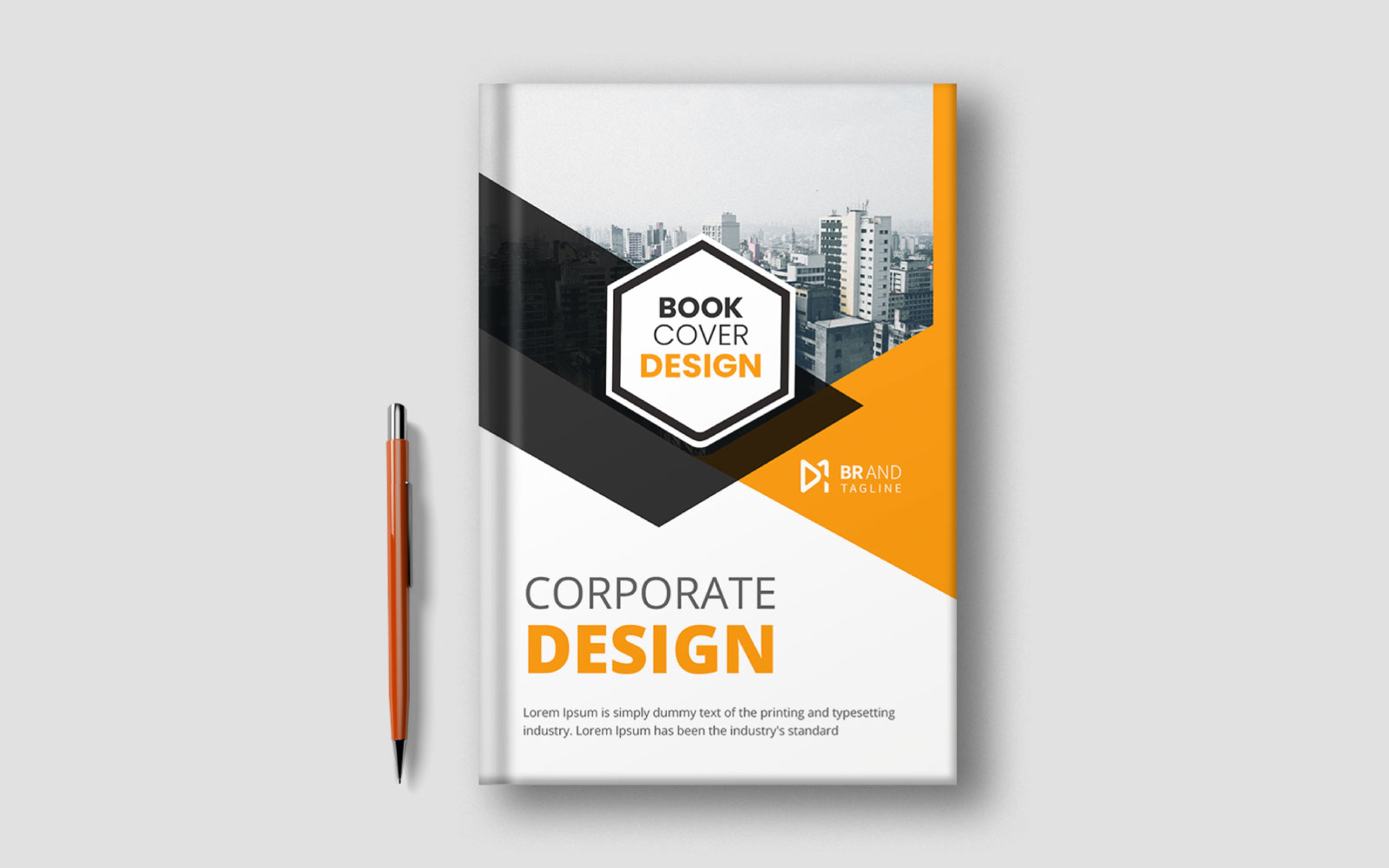 Corporate modern business annual report book cover template