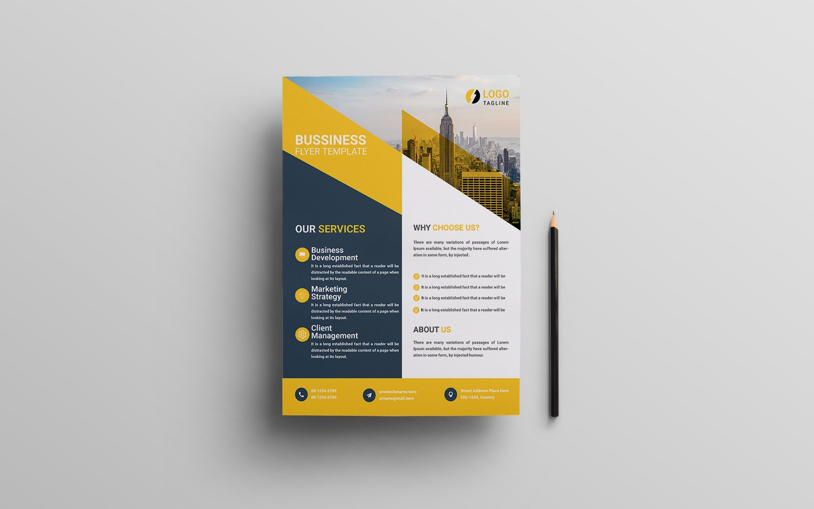 Company Flyer Design Template