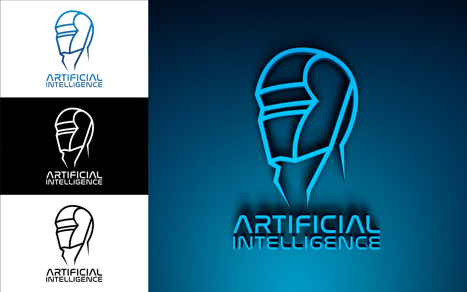 Artificial Intelligence Logo Design - Branding