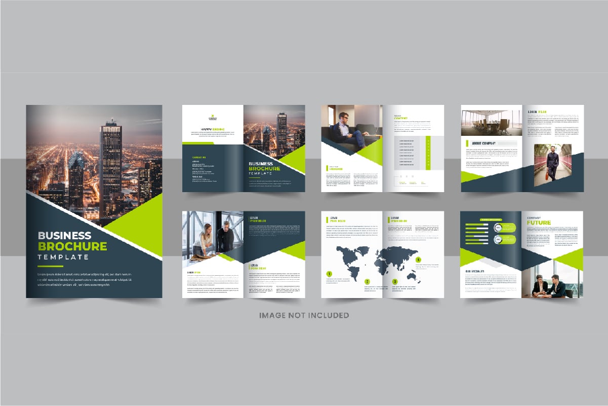 Company profile brochure design, creative Brochure design template