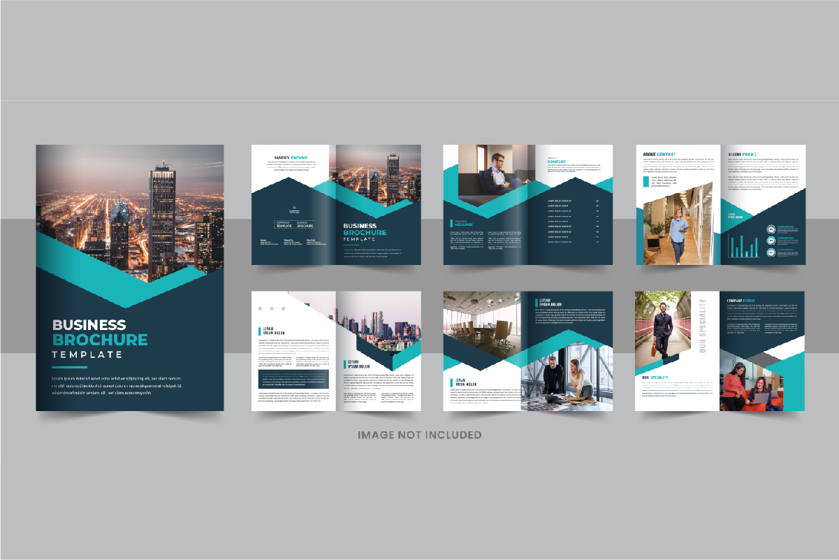 Company profile brochure design, creative Brochure template design